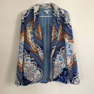 Bar iii lightweight boho blazer